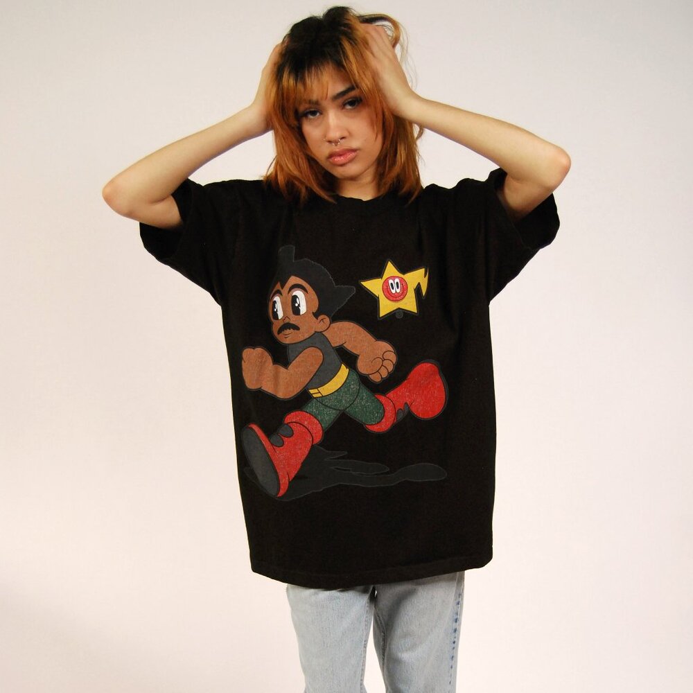 Billy Spacekid T-shirt (L) black rello jones kingrello king space kid artist art